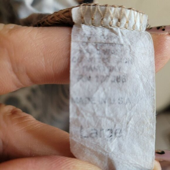 Femmina Leopard Print Long Lightweight Open Cardigan Duster size L - Picture 6 of 6